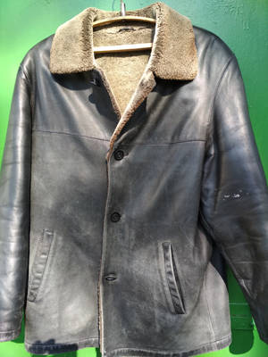 куртка коженая восстановление цвета и текстуры